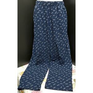 Michael Kors Navy Blue Lounge pants Signature Series Size Xl/TG RN111818